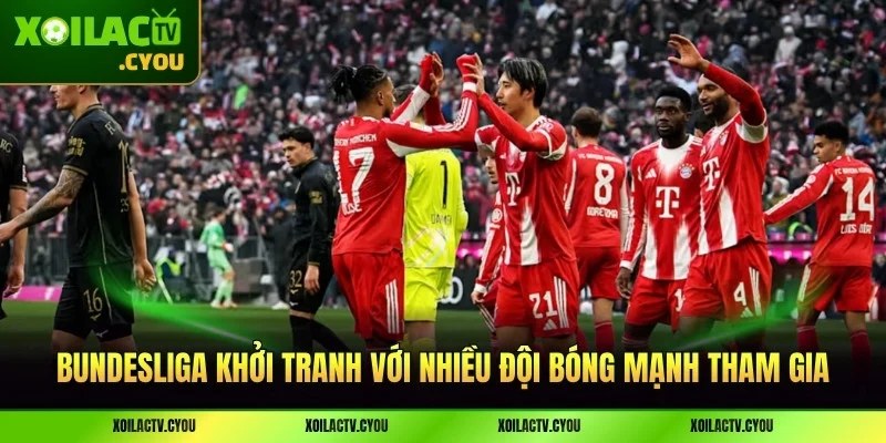 Bundesliga khởi tranh với nhiều đội bóng mạnh tham gia